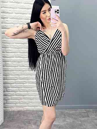 Літня сукня-сарафан у смужку "Indiana" оптом | Норма і батал | Розпродаж моделі Київ