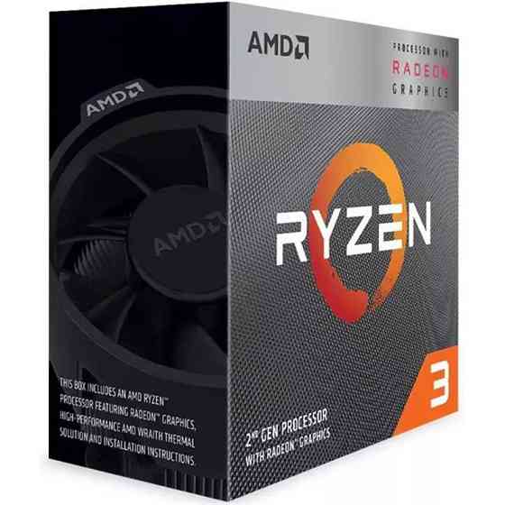 Процесор AMD Ryzen 3 3200G (3.6 GHz 4MB 65 W AM4) Box (YD3200C5FHBOX) ( Для настільного ПК ) Харків