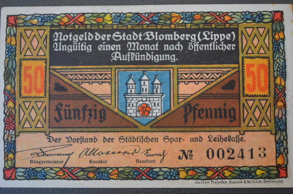 Німеччина Нотгельд 50 Pf 19..р.( 9) Полтава - фото 1