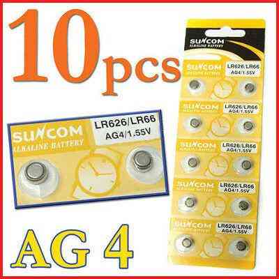Батарейка таблетка LR626/LR66 AG4/1.55v Suncom Alkaline Battery (Блистер 10шт.) Полтава