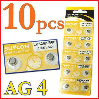 Батарейка таблетка LR626/LR66 AG4/1.55v Suncom Alkaline Battery (Блистер 10шт.) Полтава - изображение 1