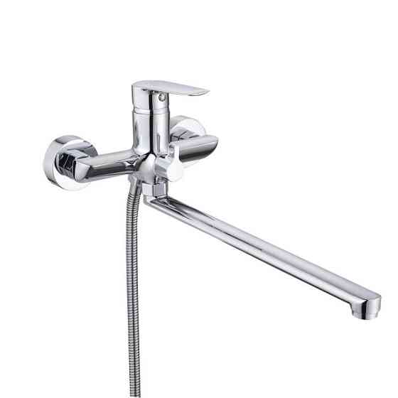 Змішувач для ванни Qtap Leo New з душовим гарнітуром QTLEO2601CRM45562 Chrome Київ