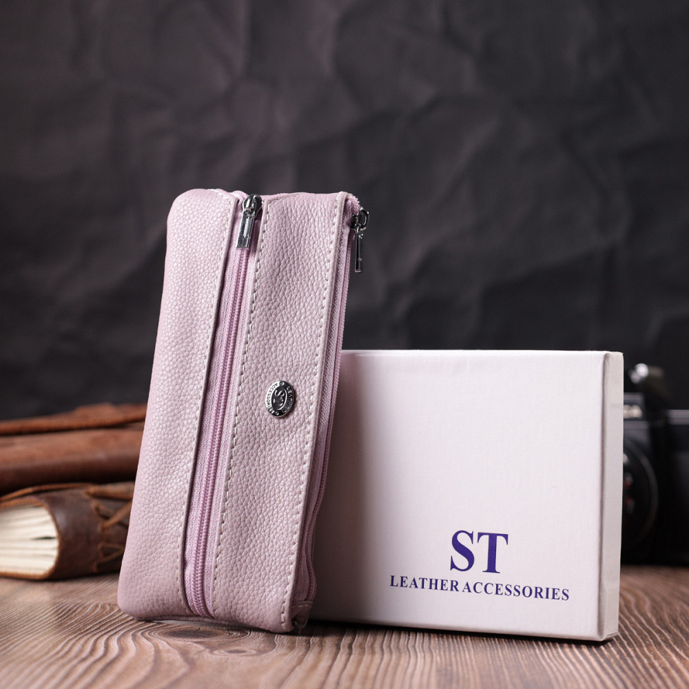 Відмінна ключниця із натуральної шкіри ST Leather 22512 Бежевий Київ - фото 1