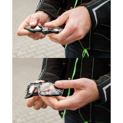 Защитные очки Neo Tools протиосколкові,клас захисту FT,резинові дужки,полікарбонат,прозорі (97-520) Винница - изображение 8