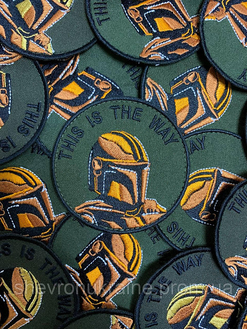 Шеврон Такий шлях. Мандолорець (Форма коло. На липучці) Розмір 8см у діаметрі Київ - фото 4