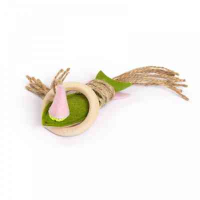 Іграшка для котів Природа Іграшка-вудка Природа Рибка на магніті для котів 9х15 см (4823082430734) Вінниця