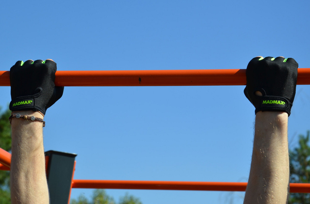 Рукавички для фітнесу MadMax MFG-251 Rainbow Green L Луцьк - фото 10