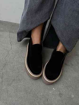 Molly Лофери жіночі MOLLY чорні натуральна замша (5359) Коломия