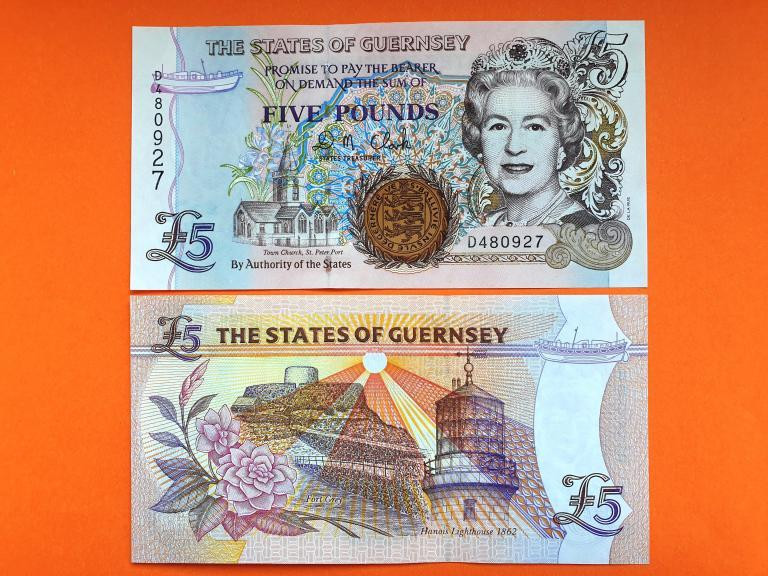 Гернсі/Guernsey 5 Pounds (2007) Pick 56с UNC Полтава - фото 1