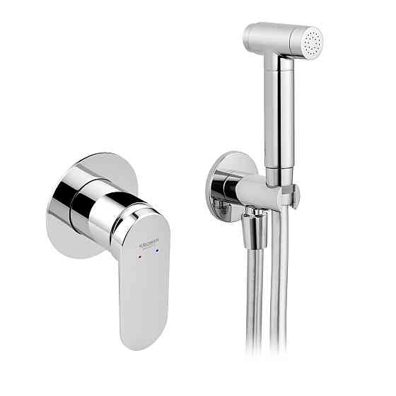 Набір для гігієнічного душу зі змішувачем Kroner Element 211234-0101 Київ