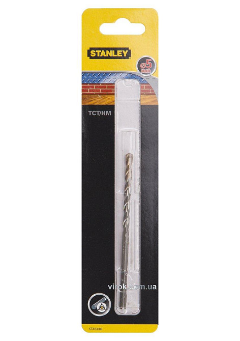 Свердло універсальне STANLEY : Ø= 5 x 133 /53 мм. TCT/HM метал, дерево, цегла Одесса - изображение 1