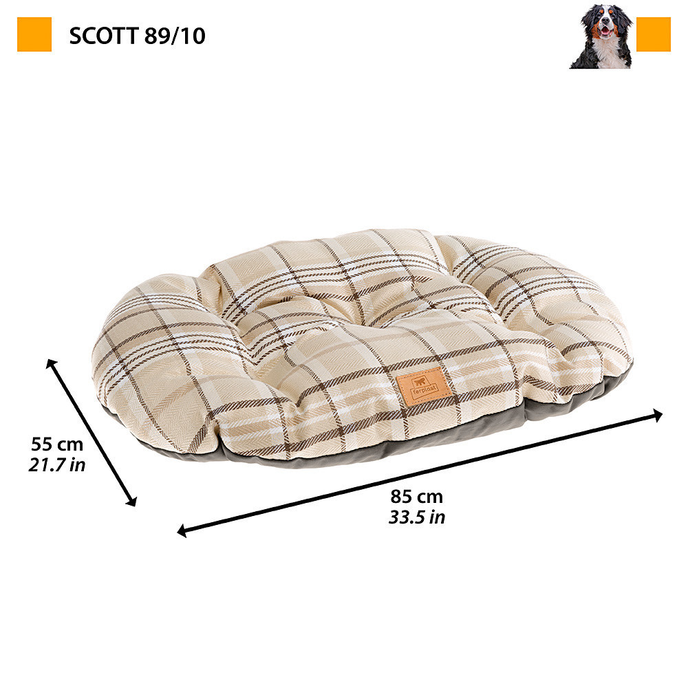 Подушка- м'яке місце для собак і котів Ferplast Scott 89/10 (Ферпласт 89/10) Синій Запоріжжя - фото 3
