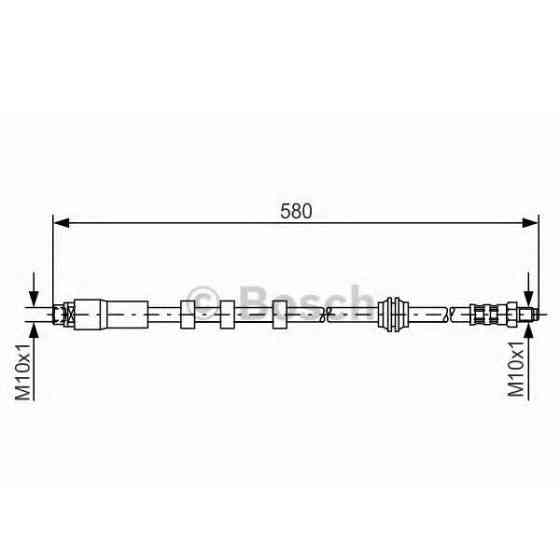 Гальмівний шланг Bosch BMW 5/6 ''F'03-10 1987476093 Харків