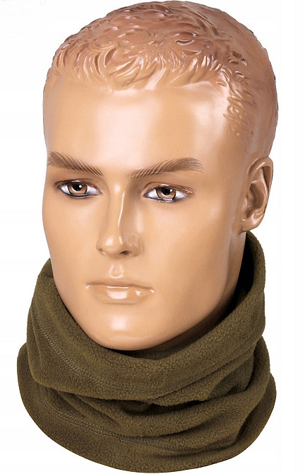 Універсальний Бафф (Шарф) зимовий флісовий з гумовою зав'язкою Mil-Tec від Sturm (12623001) Olive Нововолинськ - фото 8