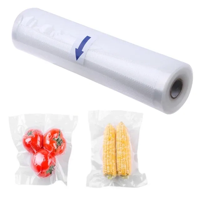 Гофровані пакети в рулоні 20x500см для вакууматора, вакуумна плівка для харчових продуктів Київ - фото 5