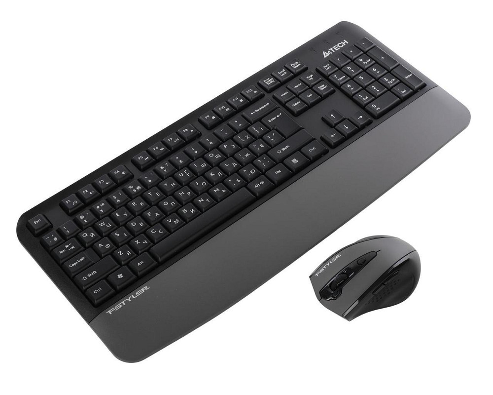 Комплект (клавіатура, миша) бездротовий A4Tech Fstyler FG2500S Plus Grey ( 20880 ) Харьков - изображение 3