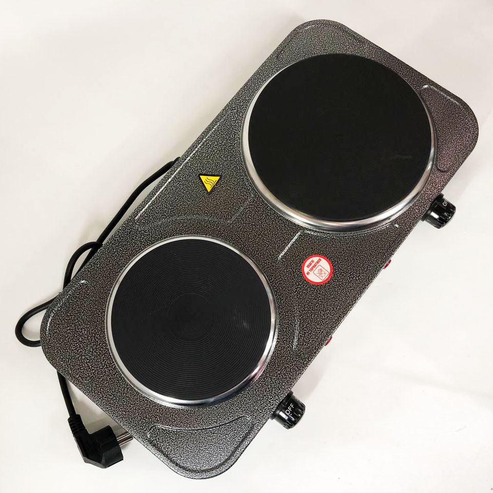 Кухонна електрична плита на дві конфорки Sea Breeze SB-065 2500 Вт, Кухонна плита електро для кухні CB-51 Івано-Франківськ - фото 10