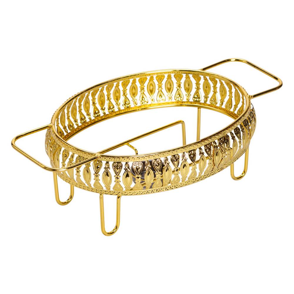 Настольная мармитница 32×23×14 (см) фарфоровая 1.2 (л) на металлической подставке HP-26-8 Киев - изображение 5