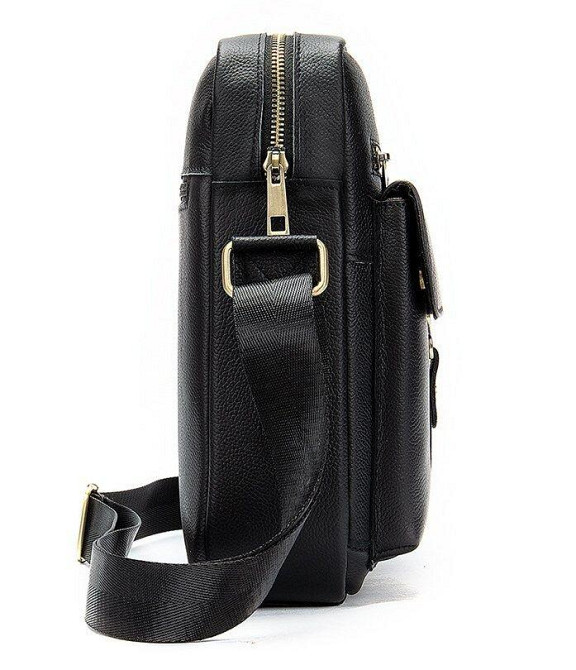 Сумка cтильная мужская Vintage 14649 Черная Киев - изображение 3