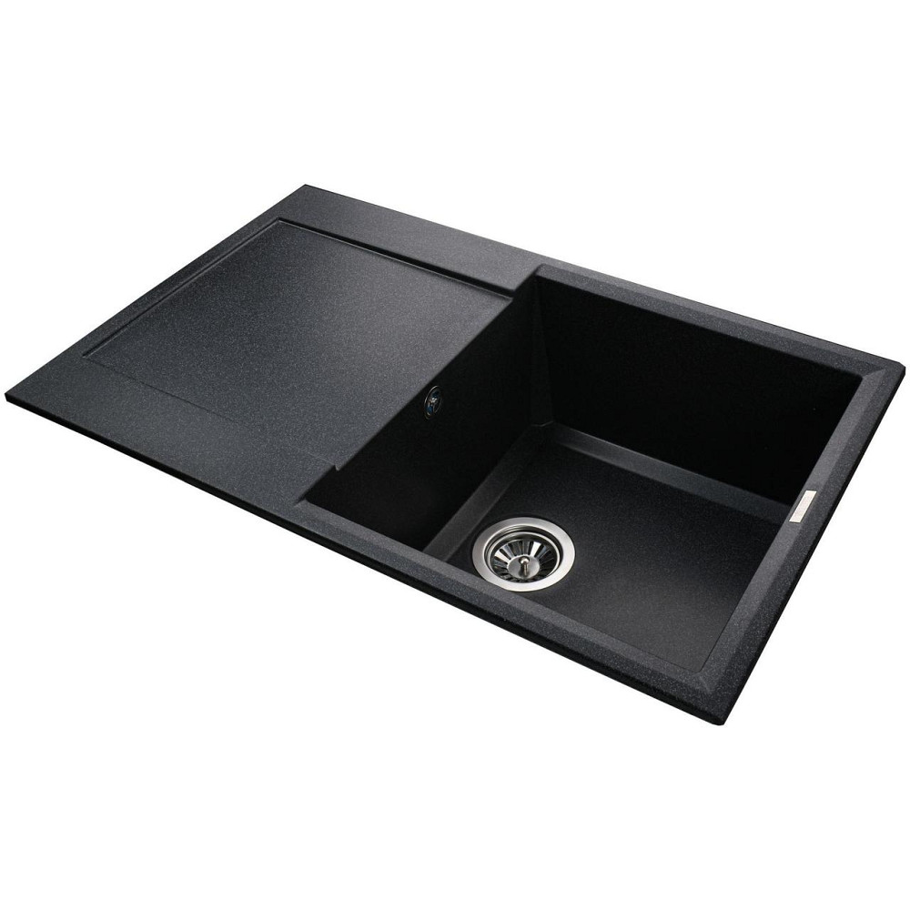 Гранітна мийка Globus Lux KOMO графiт 790х500мм-А0001 (000006137) Київ - фото 2
