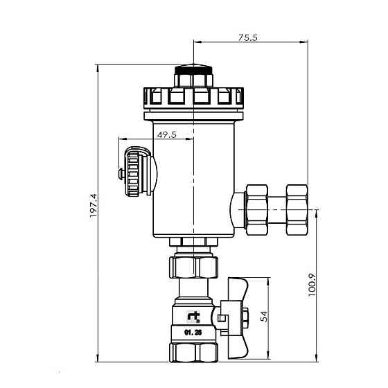 Фільтр із магнітом Thermo Alliance Standart 3/4" SF129W20 Київ