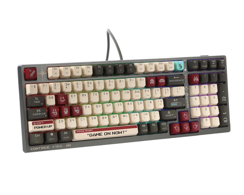 Клавіатура бездротова Bloody WS98 Pixels Red ( 16777 ) Харків - фото 3