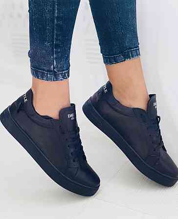 EMELI Кеди жіночі EMELI 108 чорні (весна-осінь, шкіра натуральна) (4120) 37р.38р.40р.41р. Коломыя