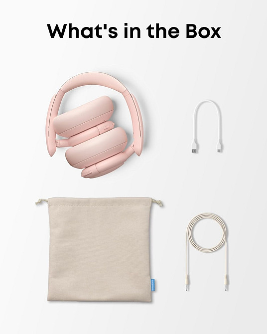 Bluetooth-гарнітура Anker SoundCore Life Q30 v2 Sakura Pink (A3028353) ( Рожевий ) Харьков - изображение 9