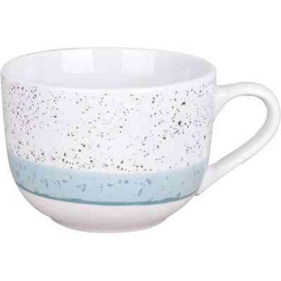 Чашка Ardesto Siena, 500мл, порцеляна, біло-блакитний (AR2950SWB) Винница