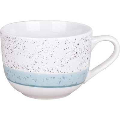 Чашка Ardesto Siena, 500мл, порцеляна, біло-блакитний (AR2950SWB) Вінниця - фото 1