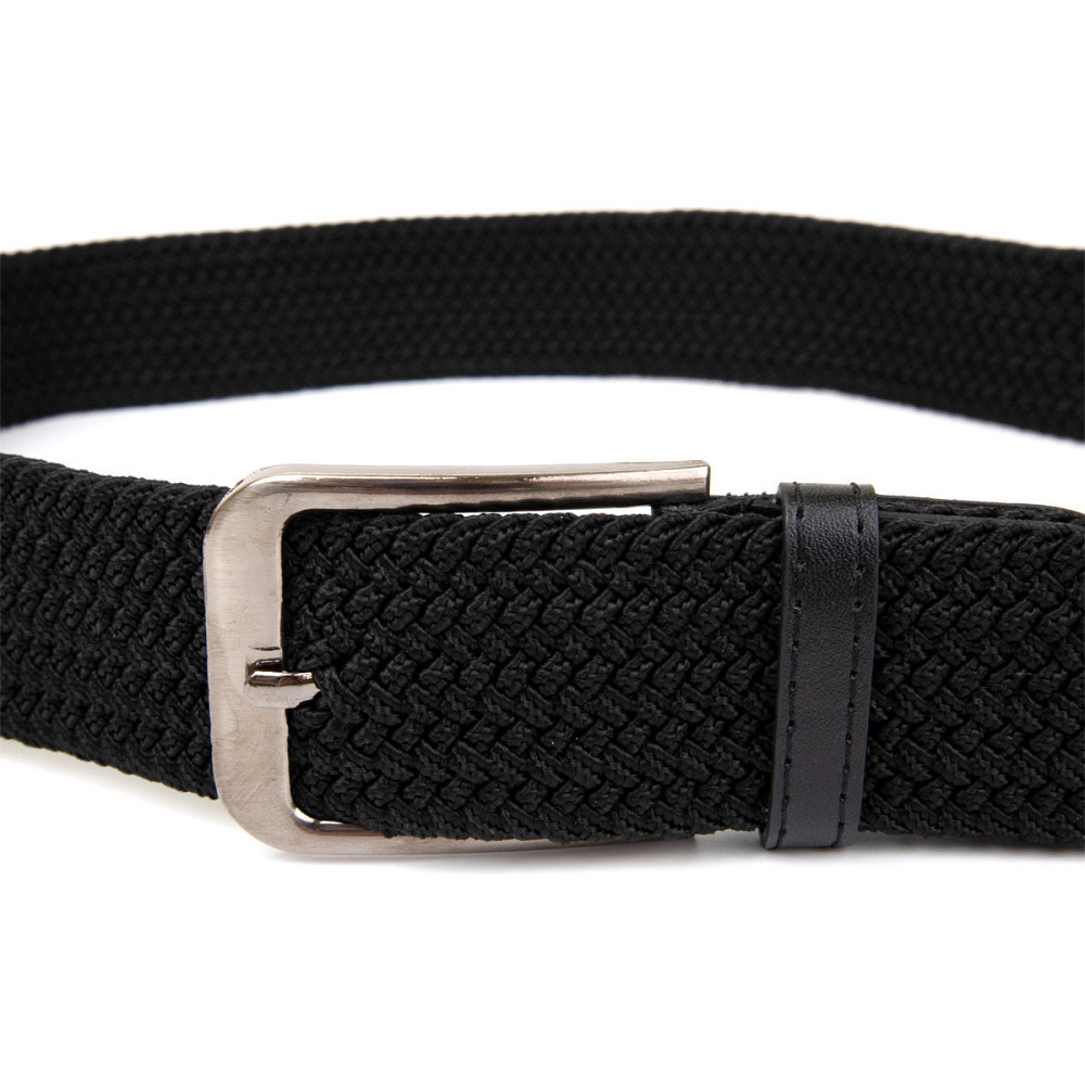 Текстильний ремінь чоловічий класика Vintage 20521 Чорний Київ - фото 6