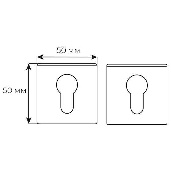 Накладка кл Fimet 213 F05 мат хром Киев