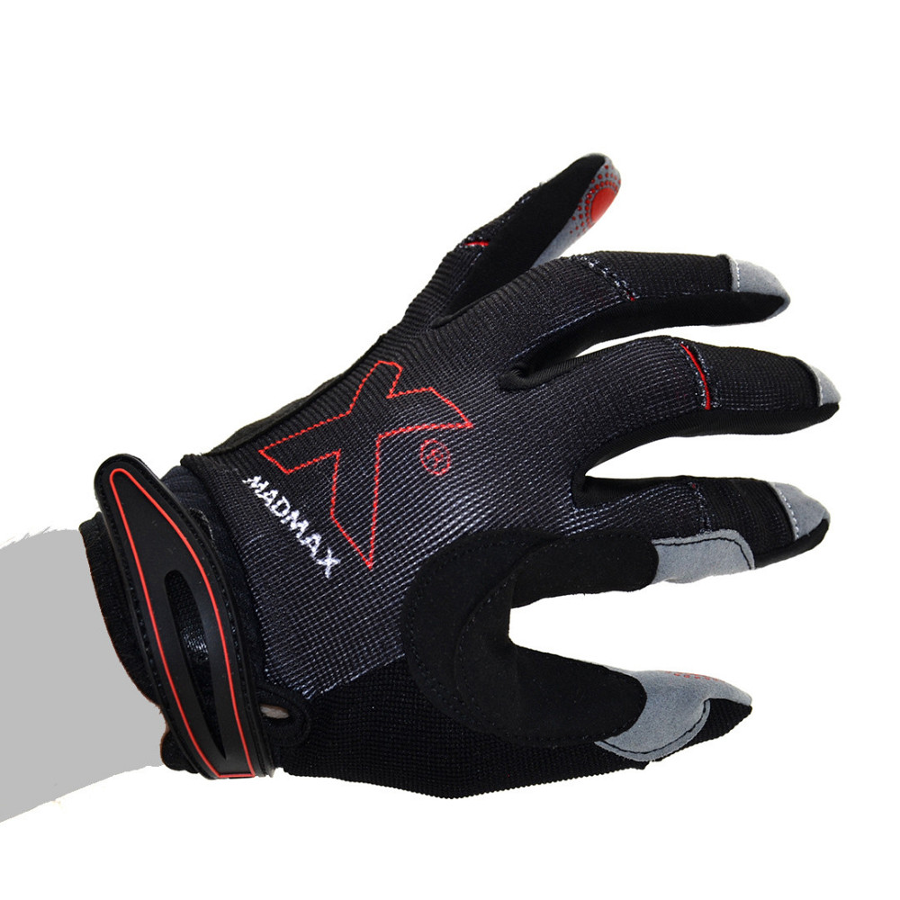 Рукавички для фітнесу MadMax MXG-103 X Gloves Black/Grey XL Каменское - изображение 2