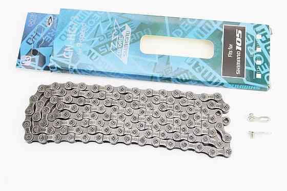 Ланцюг приводний 1/2х11/128х116L 9 швидкостей, сірий Deore CN-HG 53/73, НЕ оригінал Київ