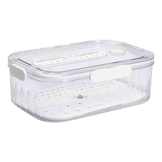 Yiwu Контейнер для їжі пластиковий 32.5х22.5х11 см харчовий контейнер з індикатором дати 4.2 л Київ