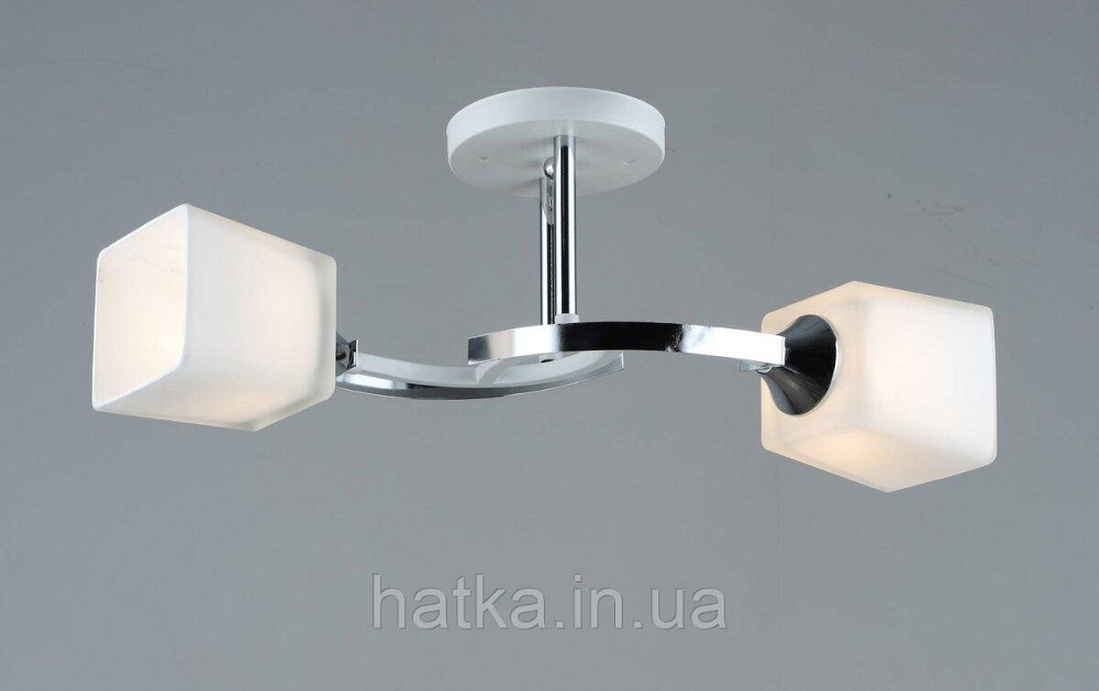 Потолочная люстра B N5449/2 WT+CH на 2 плафона Киев - изображение 1