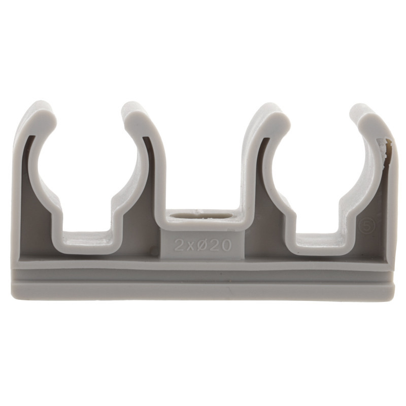 Подвійне кріплення для PPR труби 20 Koer K0080.PRO (KP0096) Київ - фото 2