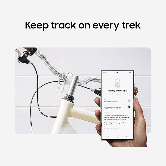 Трекер для пошуку ключів,предметів Samsung Galaxy SmartTag2 Луцк - изображение 3