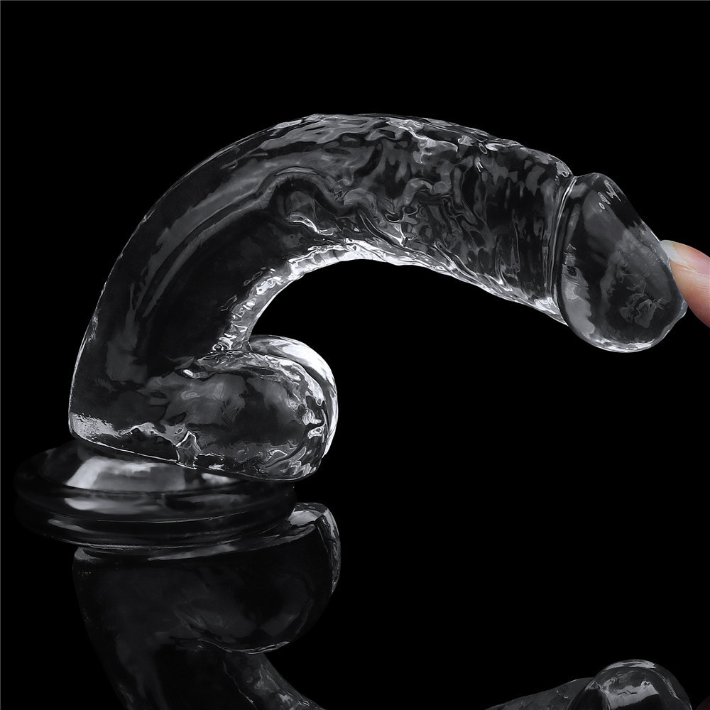 Фалоімітатор - Flawless Clear Dildo 7.5" Clear Sex Aura Київ - фото 6