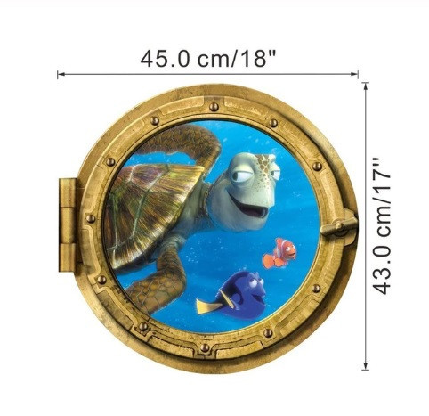 Наклейка на стену Немо 43 см разноцветный Киев - изображение 2