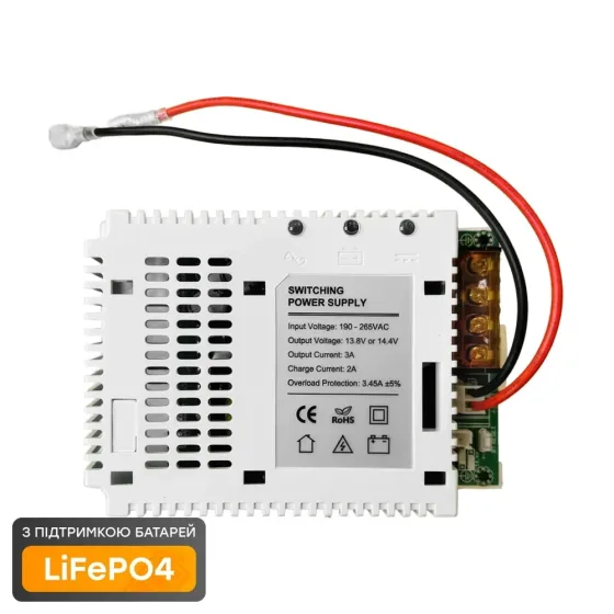 Плата ДБЖ Trinix PSU-1203LED(BOARD) LiFePO4 з кріпленням на DIN-рейку (41-00058) Київ