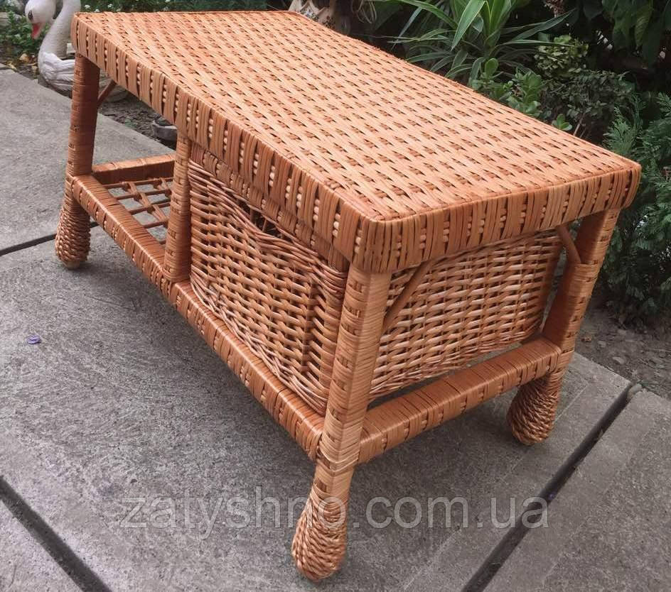 Полка с ящиком  для обуви из лозы Киев - изображение 3