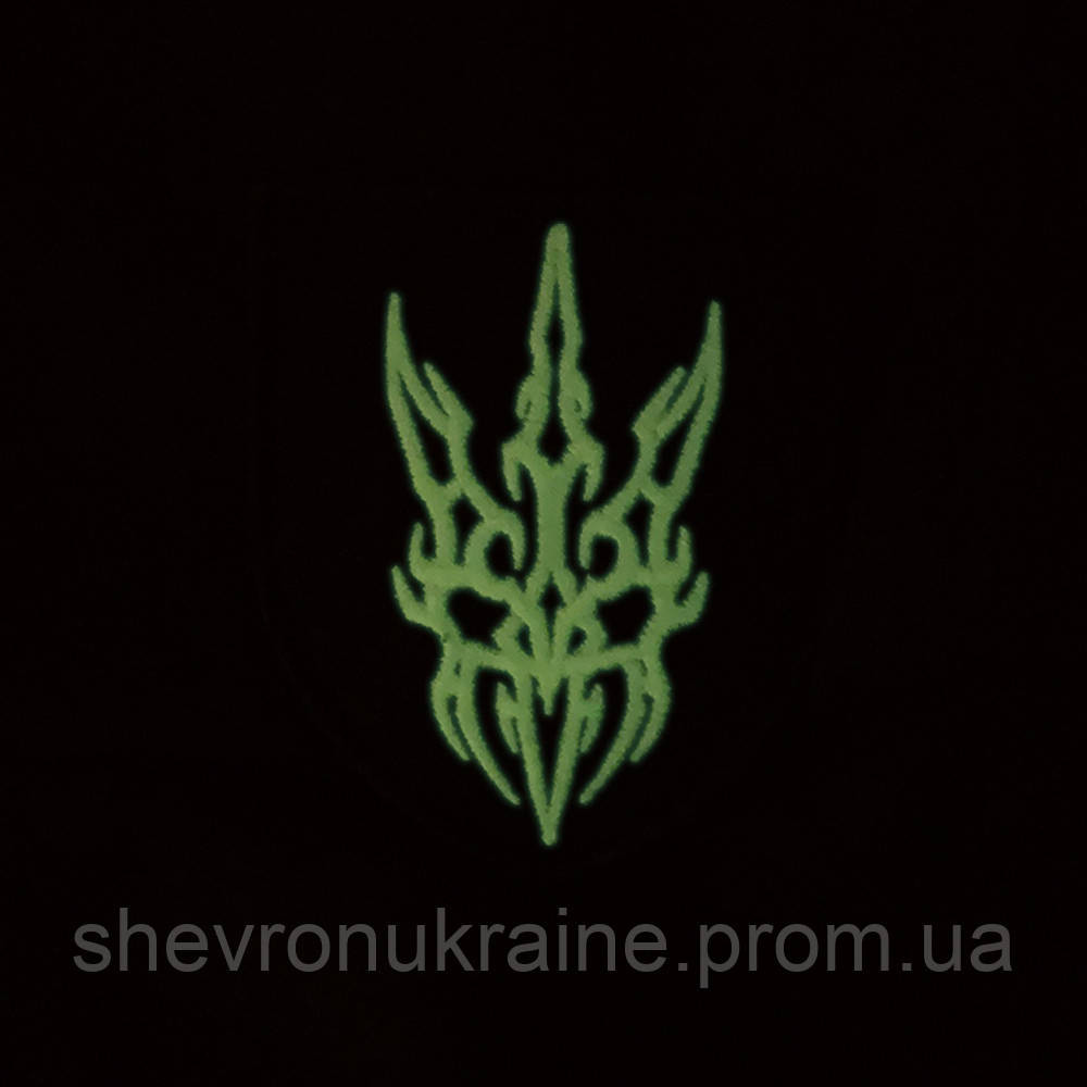 Шеврон что светиться САУРОН (Форма щит. На липучке) Размер 8x7см Киев - изображение 8