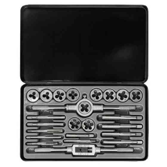 Набір мітчиків і плашок дюймовий 24 пр. (1/4, 5/16, 3/8, 7/16, 1/2) JBC-M024-2 Одеса