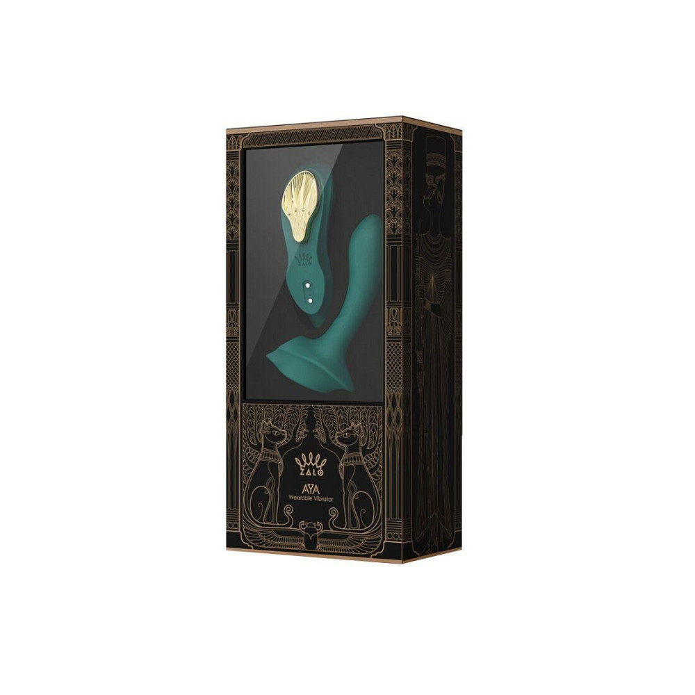 Смарт-вибратор в трусики Zalo - AYA Turquoise Green, насадка и пульт ДУ Sex Aura Киев - изображение 9