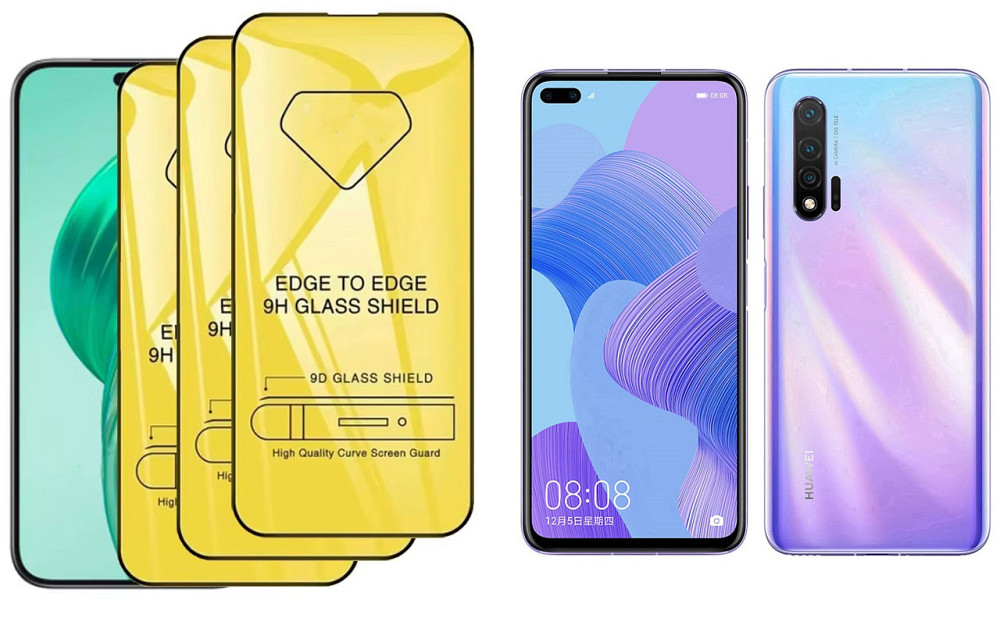 Захисне скло DefenzoGlass для HUAWEI Nova 6 5G – подвійна міцність Київ - фото 1