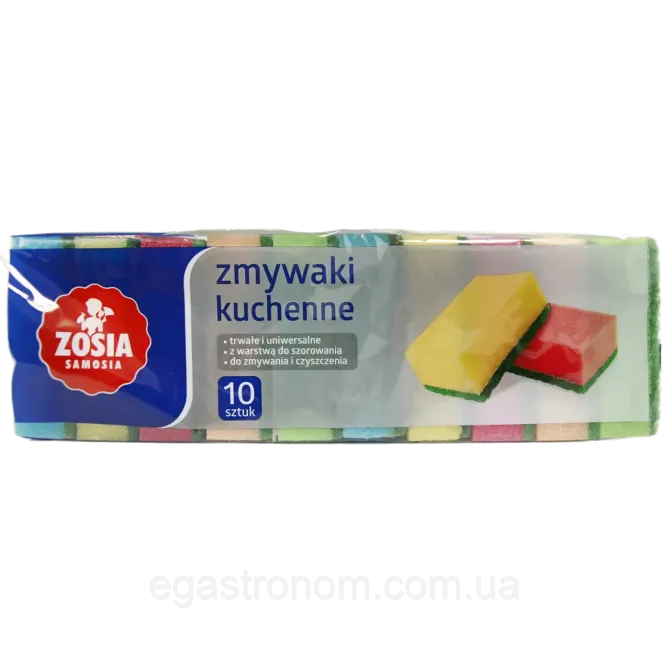 Губки для миття посуду Зося Zosia 10szt Львів - фото 1