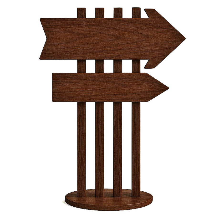 Підлогова стрілка-покажчик "Сотоме" терракот Миколаїв - фото 1