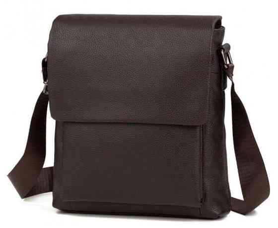 Сумка мессенджер Vintage 14577 кожаная Коричневая Киев