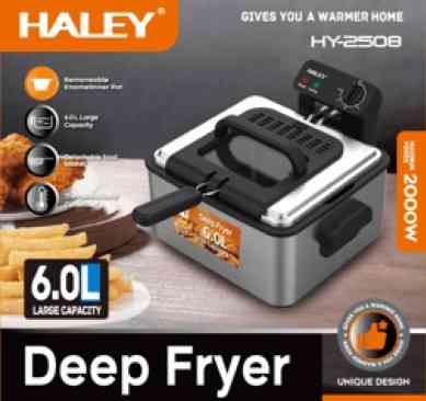 Електрична фритюрниця Haley HY-2508 2000Вт з терморегулятором, фритюрниця для картоплі фрі, крилець та нагетсів Одеса